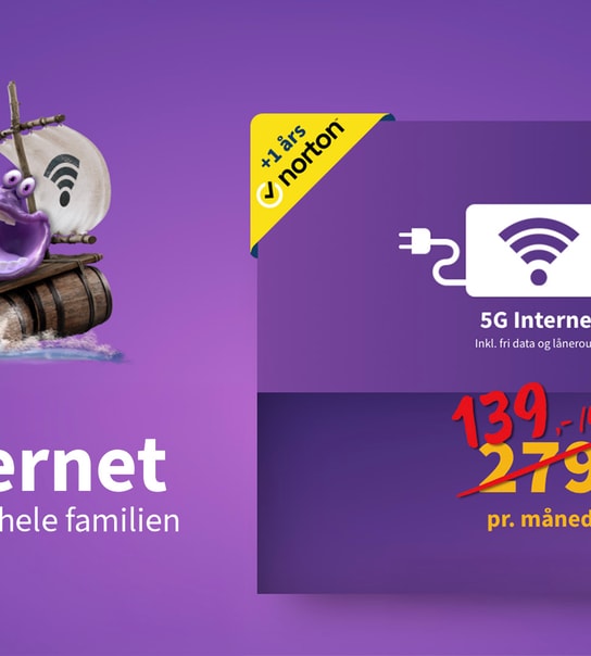 SPAR 50 % PÅ DIT INTERNET - OiSTER