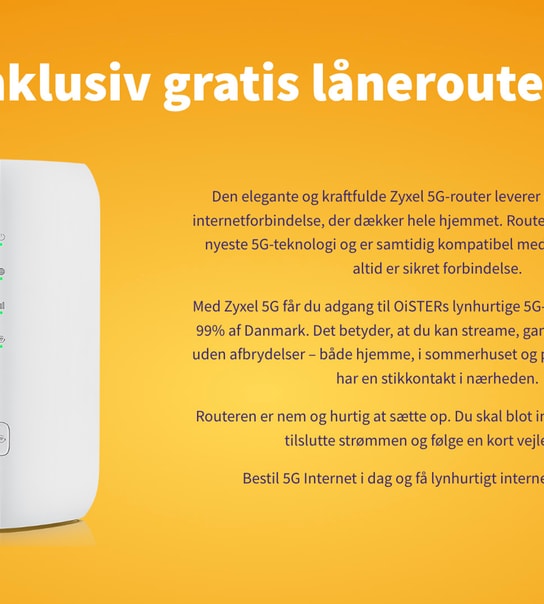 SPAR 50 % PÅ DIT INTERNET - OiSTER
