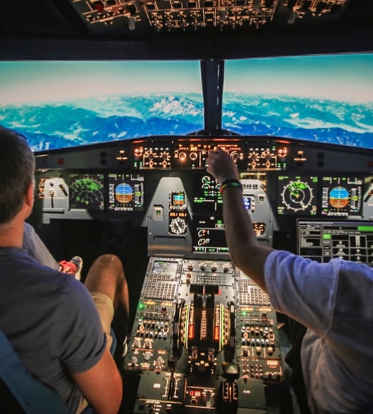 Fly-Simulator for 2 personer