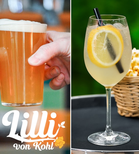 2 Valgfri Spritz/Fadøl (incl. Popcorn)