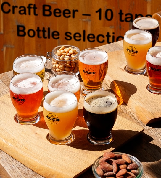 Valgfrit Tastingbræt m. 5 Øl + Valgfri Snack @ Tap 21 - Alverdens Specialøl Fra Hanen På Frederiksberg