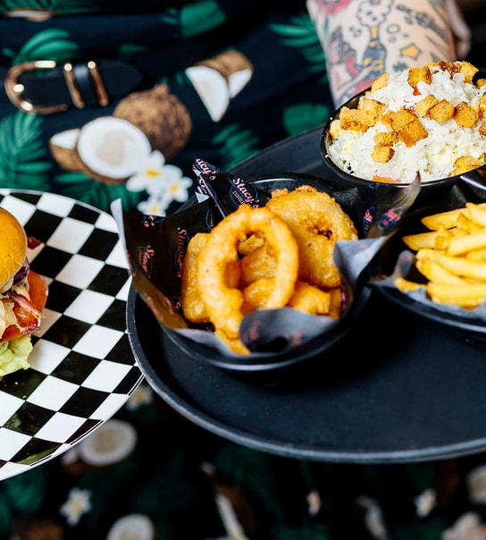 Greasy Burgermenu - Stacy's Diner