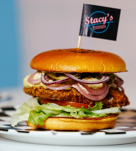 Greasy Burgermenu - Stacy's Diner