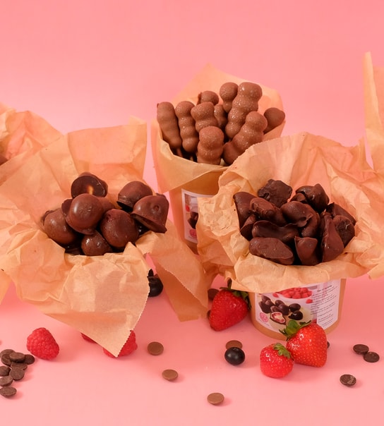 NYHED: Håndlavede chokoladebær fra Velvet Berries
