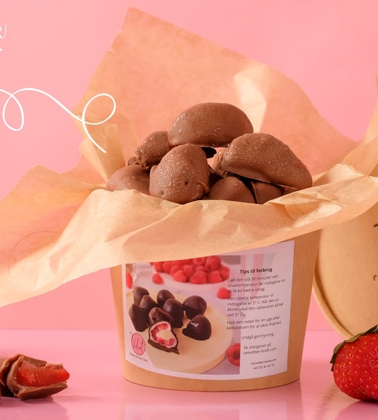 NYHED: Håndlavede chokoladebær fra Velvet Berries
