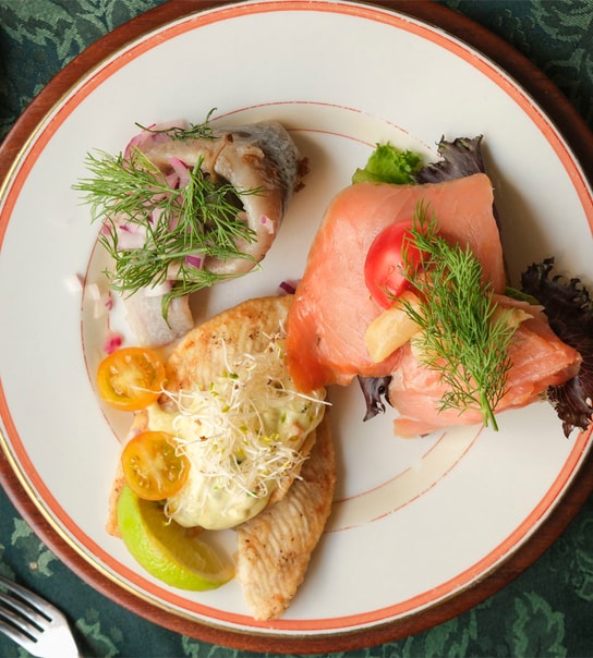 Dansk klassisk frokostplatte hos Restaurant Turesen