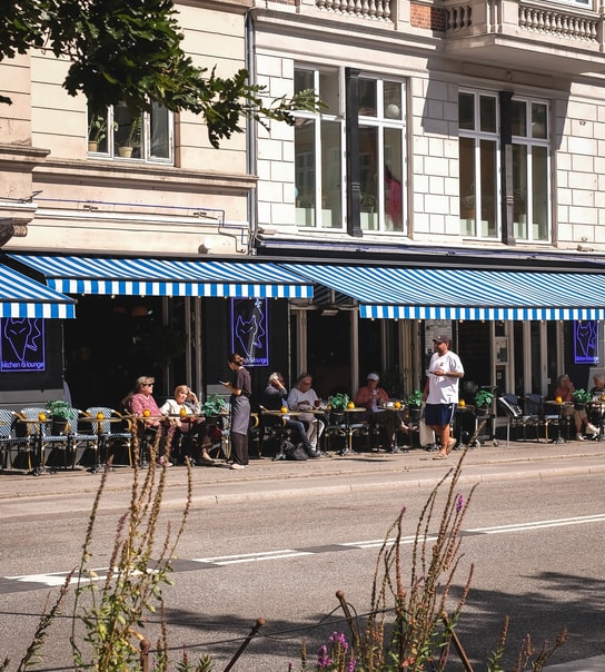 3-retters menu på Den Blå Hund - Legendarisk Frederiksberg-Café