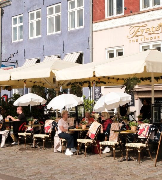 2 x smørrebrød - Fyrtøjet i Nyhavn