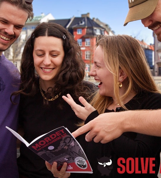 Solve a Mystery for 1-4 personer i København eller Aarhus