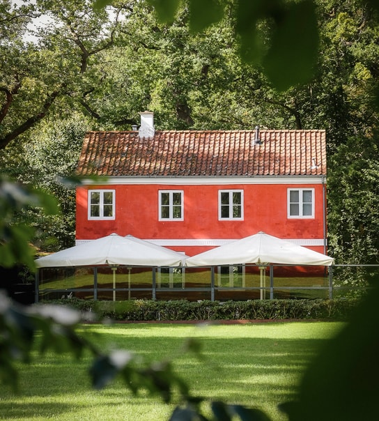 2-retters frokost på Den Røde Cottage