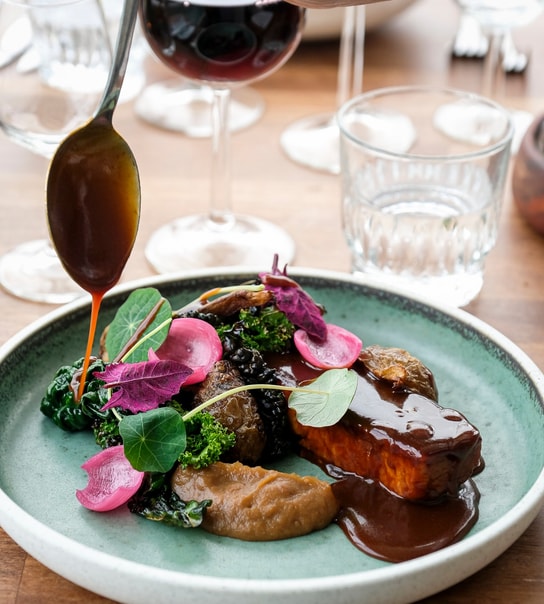 4-retters tastingmenu på Restaurant Charlottenlund Fort