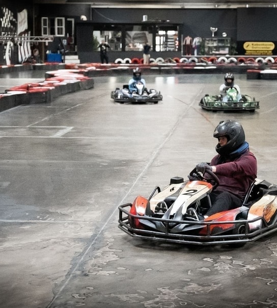 Ræs på gokartbane - 30 min.