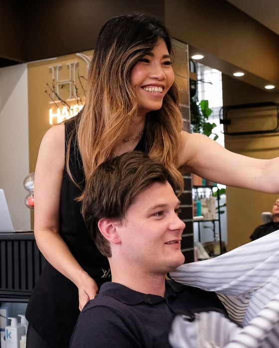 Frisørbesøg hos populære HNG HAIRCONCEPT 