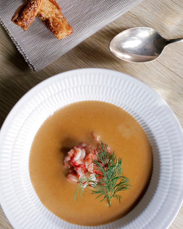 Udsøgt 3-retters menu på Gl. Humlebæk Kro billede 2