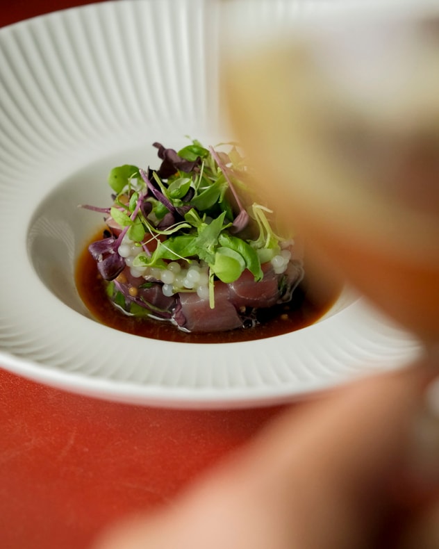 5-Retters frokostmenu - skarp & asiatisk inspireret på SUKAIBA billede 3