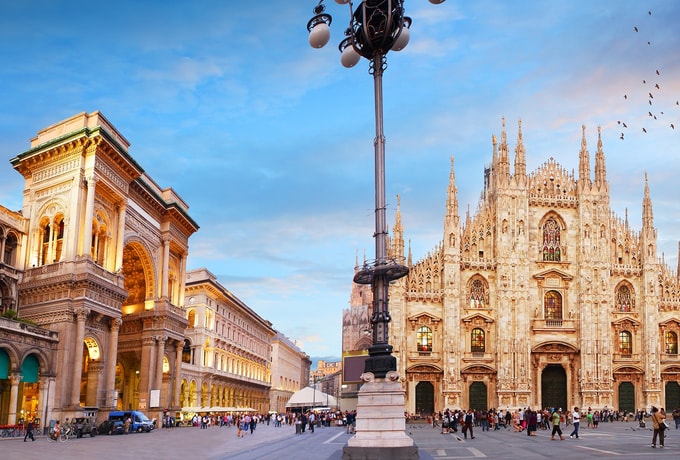 Romantisk rejse til Milano