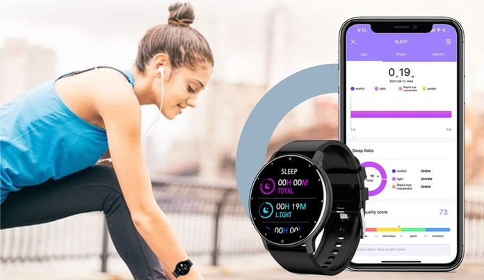 Smartwatch med HD-skærm