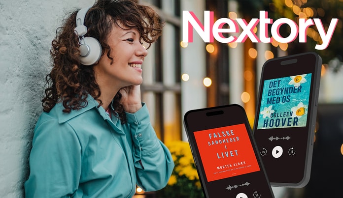 60 dages GRATIS Nextory + 50 % 1 mdr.