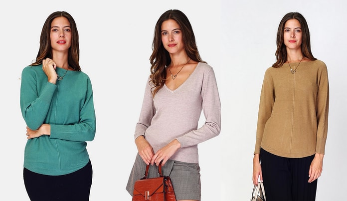 Trøjer i eksklusiv cashmere - fri fragt