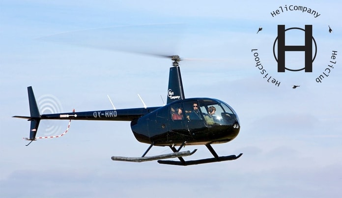 Helikoptertur over Danmark