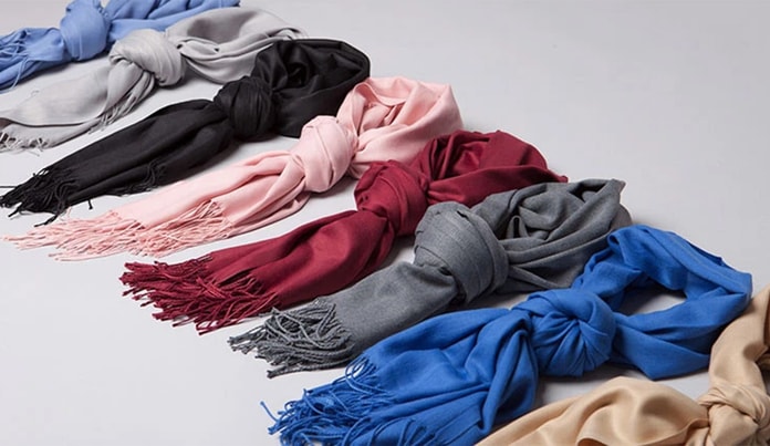 Tørklæder i cashmere - 8 farver!