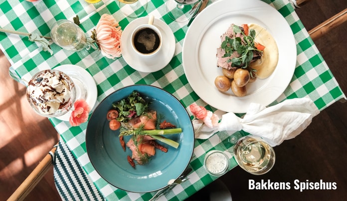 Fest på Bakkens Spisehus – 3 retter & Fri øl, vin og vand.