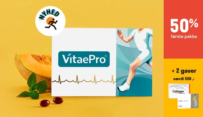 Spar 70 % på VitaePro - inkl. 2 gaver