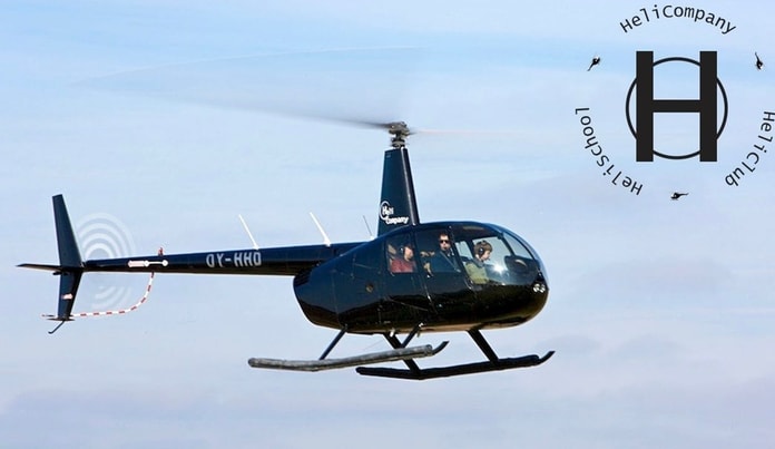 Helikoptertur over Danmark