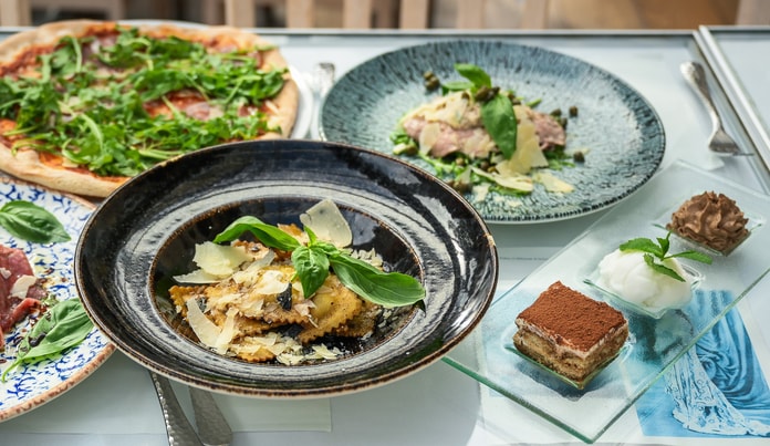 Valgfri 3-retters på Restaurant Lazio 