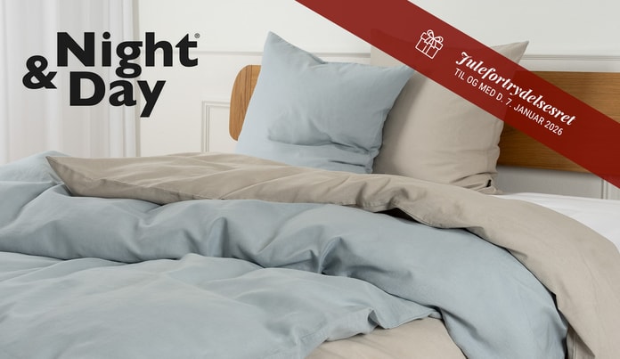Oplagt Julegave: Night & Day Sengesæt