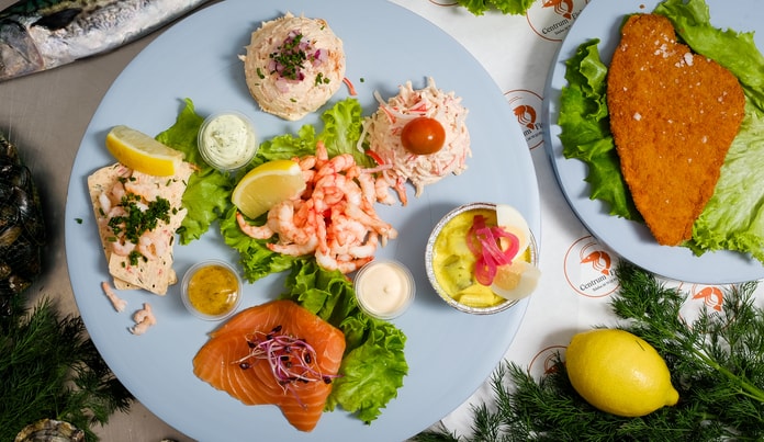 Eksklusiv Fiskeplatte for 2 - Rødovre C