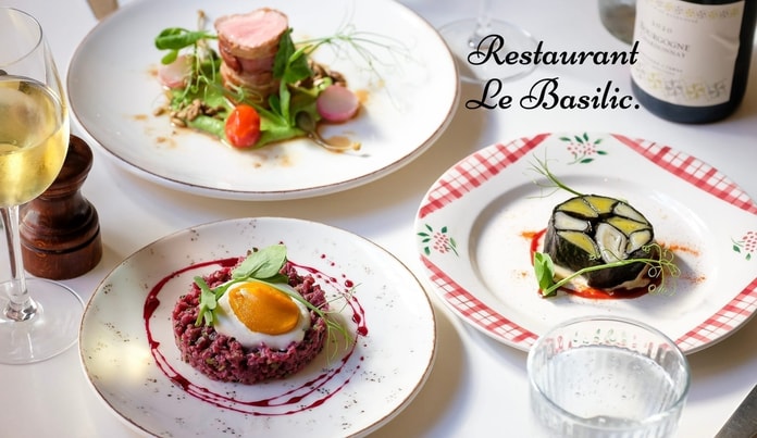 Valgfri 3-retters hos Le Basilic 