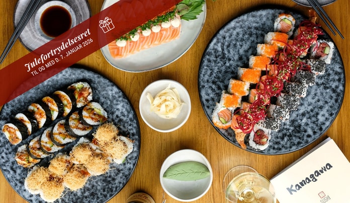 Sushi fra Kanagawa - 40/50 stk.