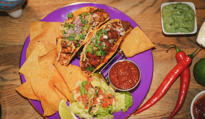 2 Tacos + Nachos/Dip - The Taco Shop