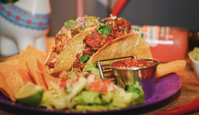 2 Tacos + Nachos/Dip - The Taco Shop