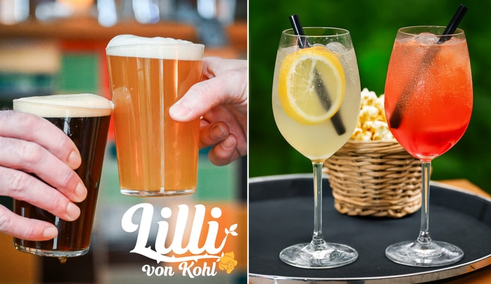 2 Valgfri Spritz/Fadøl (incl. Popcorn)