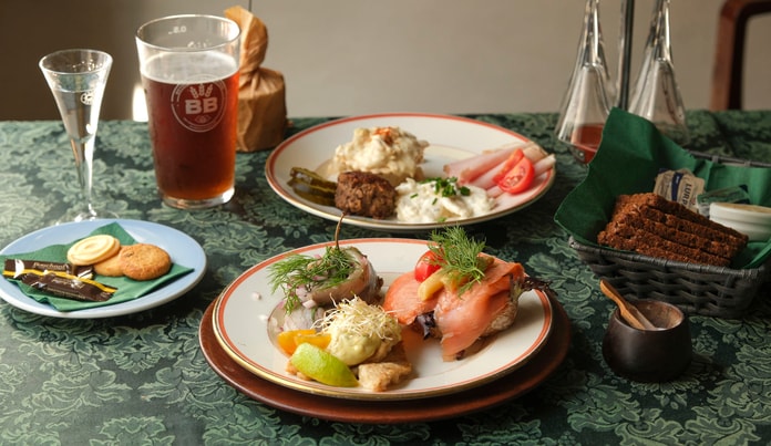 Dansk klassisk frokostplatte hos Restaurant Turesen