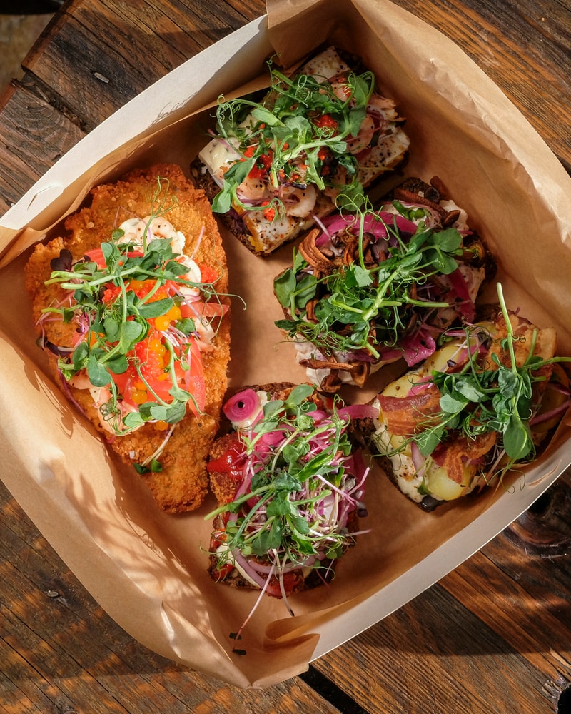 5 stk. gourmetsmørrebrød fra den prisvindende Berlingske-favorit, Florie