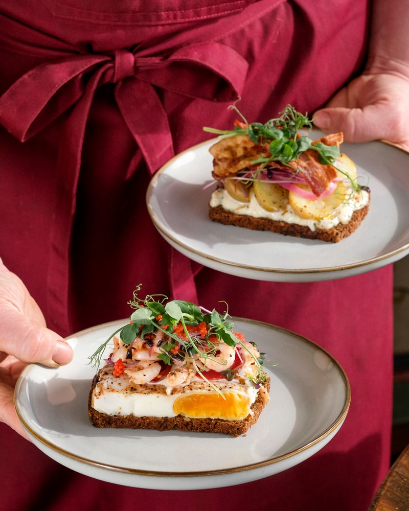 5 stk. gourmetsmørrebrød fra den prisvindende Berlingske-favorit, Florie