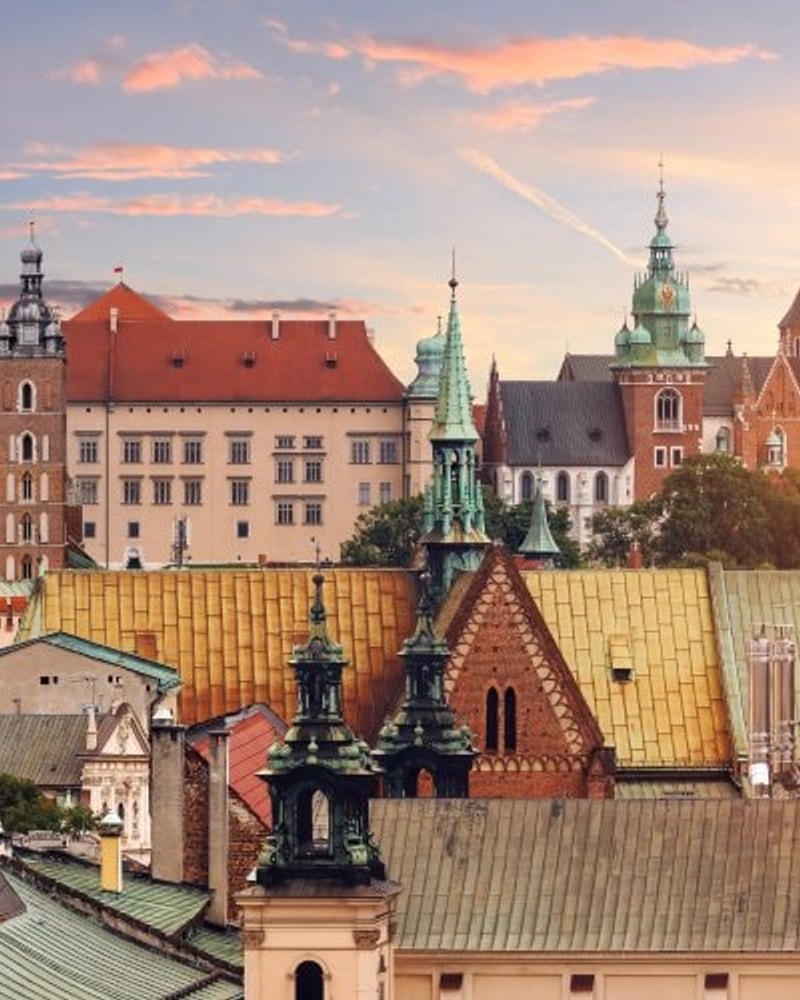 Flot hotel i det jødiske kvarter i Krakow