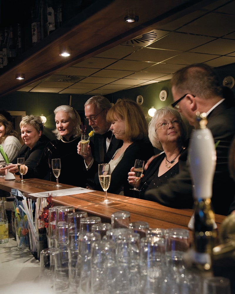 Julefrokostophold på kommandørgården på Rømø