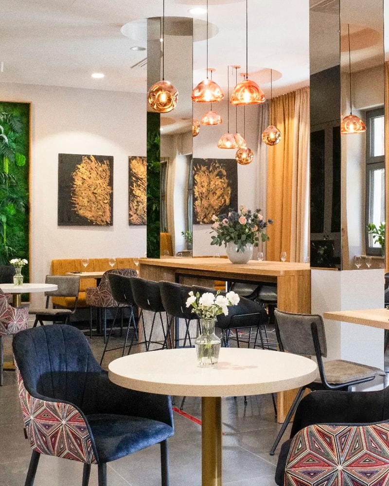 Flot hotel i det jødiske kvarter i Krakow