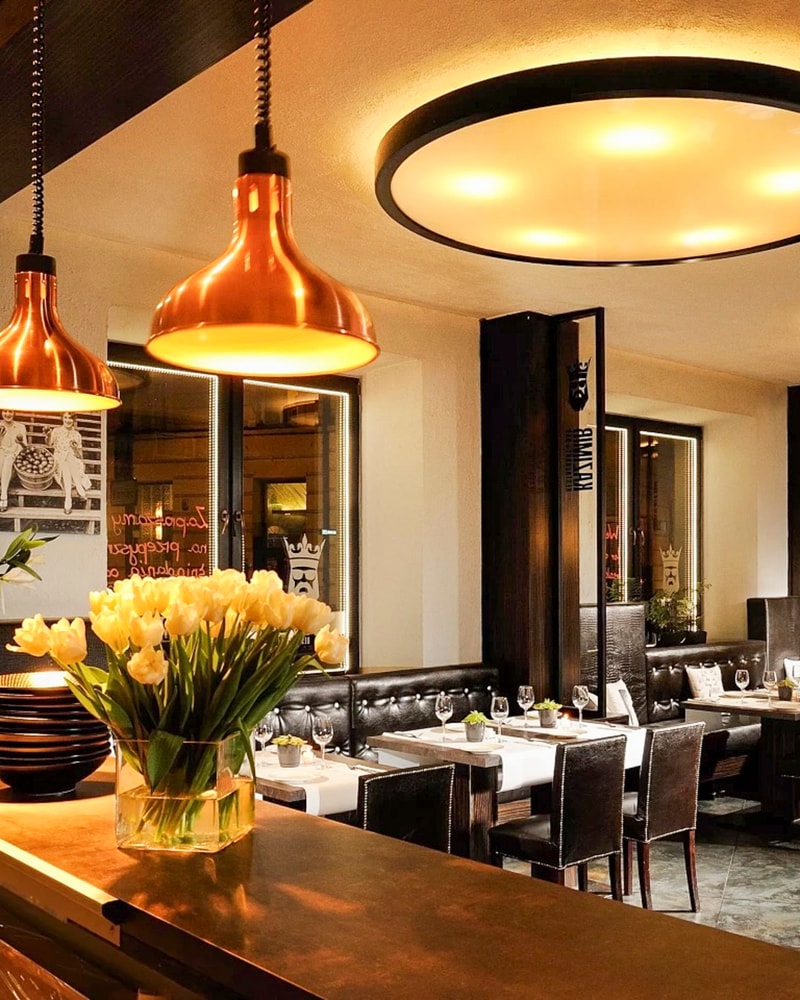 Flot hotel i det jødiske kvarter i Krakow