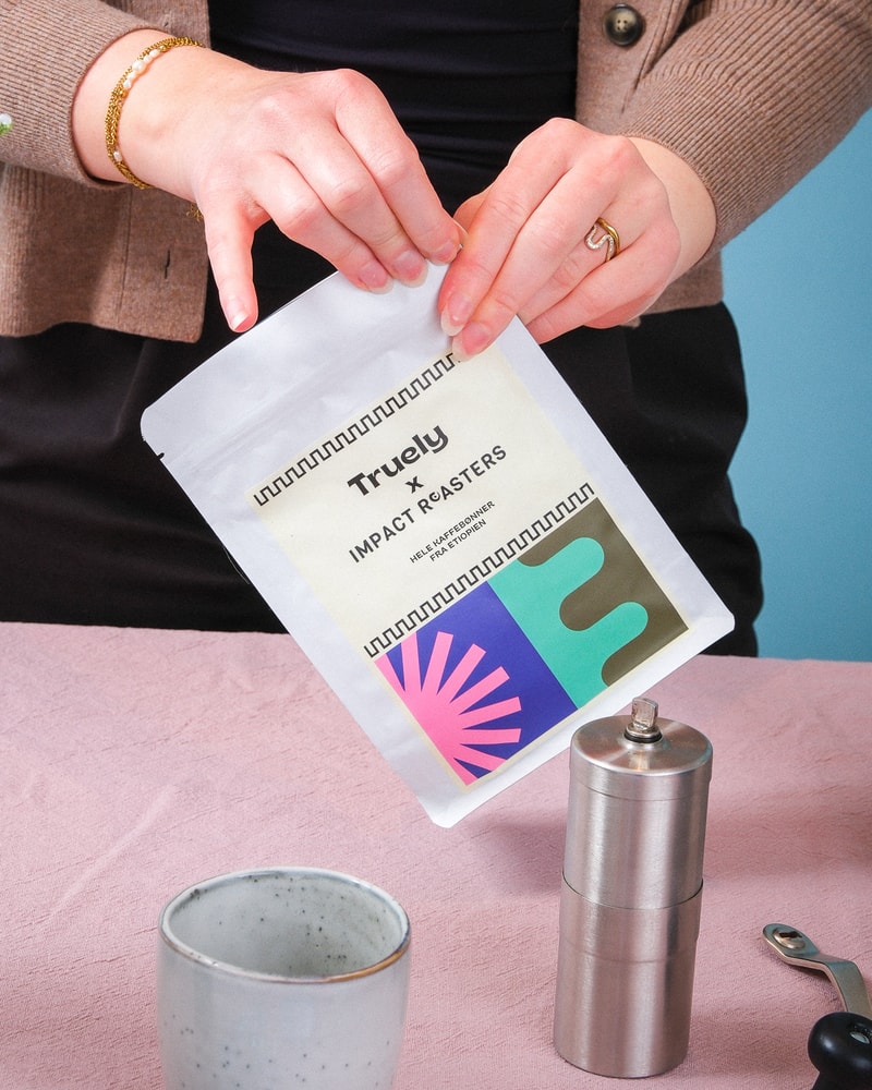 Halv Pris på Luksuste, Friskristet Kaffe og Ægte Vanilje fra Truely - God Samvittighed Smager Bedre