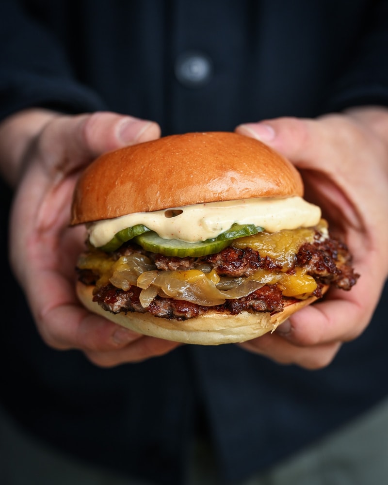 Valgfri Burger hos POP's Diner - Sommerens Bedste Burger under Buen