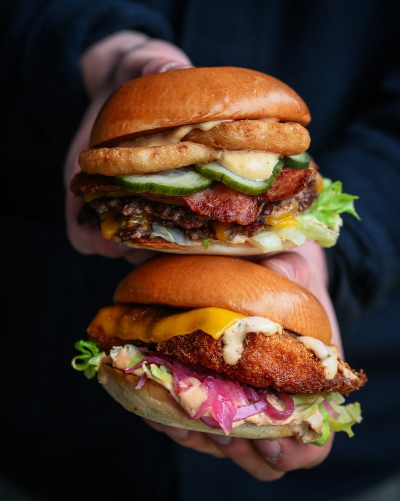 Valgfri Burger hos POP's Diner - Sommerens Bedste Burger under Buen