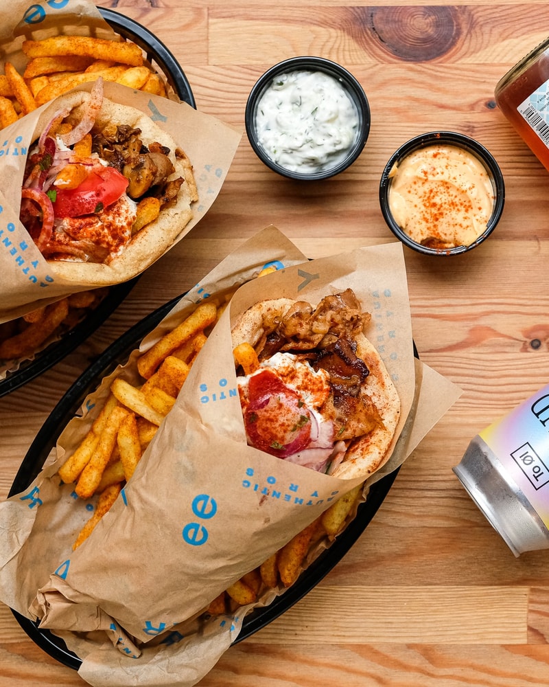 2 Gyros-combo til ½ pris hos Yeerro - Ægte Græsk Comfort Food