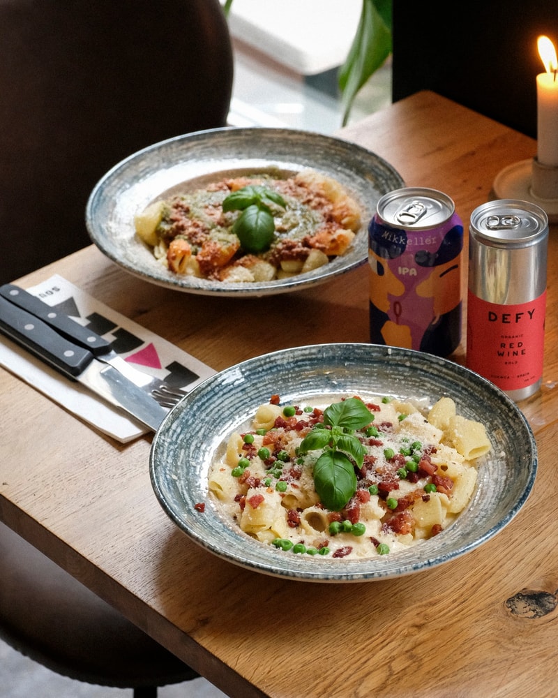 2 store pastaretter hos Fabio Pasta - en frisklavet og unik smagsoplevelse