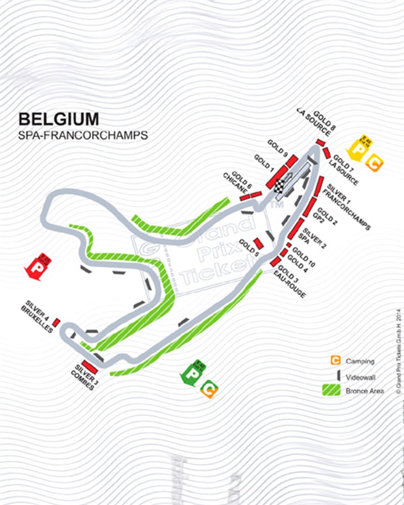 Oplev Formel 1 i Belgien!