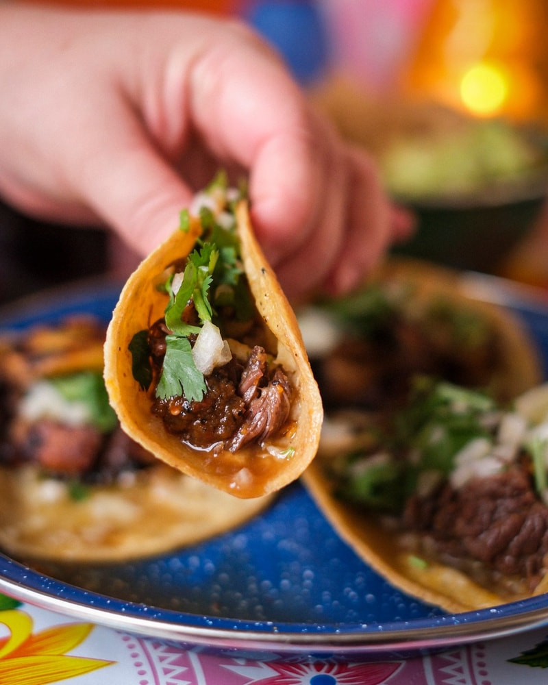 4 Tacos + Guacamole hos anmelderroste Pastor Tacos på Amagerbrogade